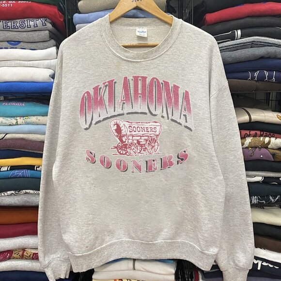 Vintage University of Oklahoma Sooners Sweatshirt, Oklahoma Sooners Shirt Tee - Picture 1 of 2